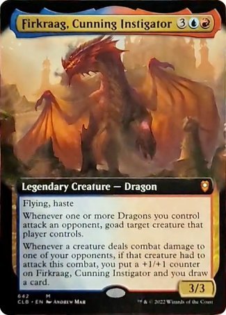 Firkraag, Cunning Instigator (Extended Art) [Commander Legends: Battle for Baldur's Gate] | The CG Realm