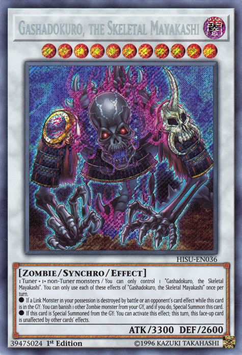 Gashadokuro, the Skeletal Mayakashi [HISU-EN036] Secret Rare | The CG Realm