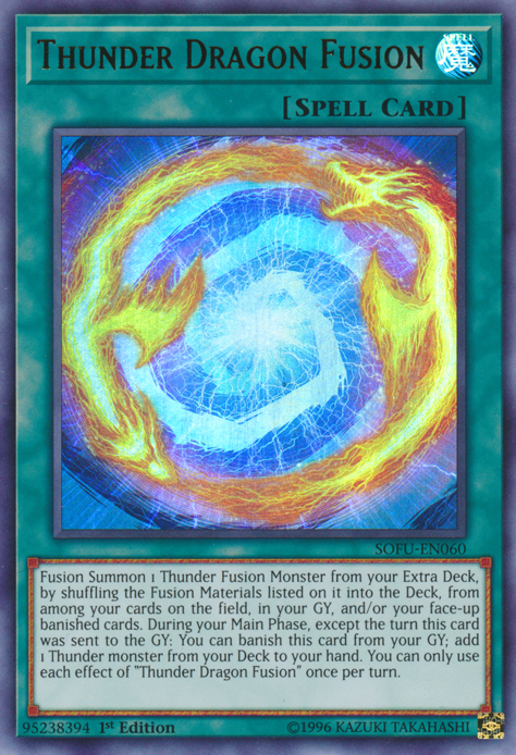 Thunder Dragon Fusion [SOFU-EN060] Ultra Rare | The CG Realm
