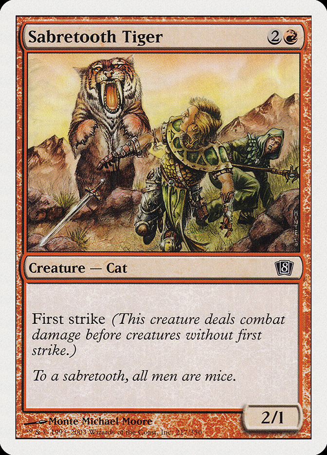 Sabretooth Tiger [Eighth Edition] | The CG Realm
