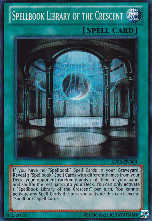 Spellbook Library of the Crescent [AP03-EN009] Super Rare | The CG Realm