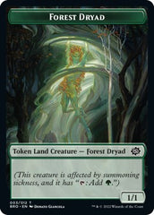 Powerstone // Forest Dryad Double-Sided Token [The Brothers' War Tokens] | The CG Realm