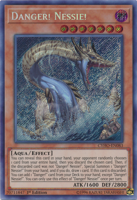 Danger! Nessie! [CYHO-EN083] Secret Rare | The CG Realm