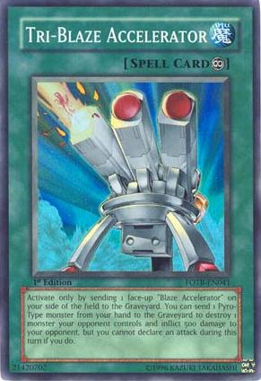 Tri-Blaze Accelerator [FOTB-EN041] Super Rare | The CG Realm