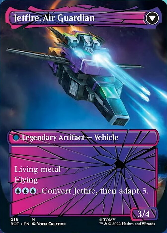 Jetfire, Ingenious Scientist (Shattered Glass) (BOT-018) - Transformers: (convertdfc, shatteredglass) (Borderless)