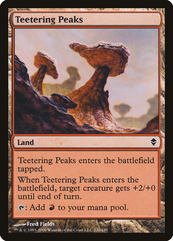 Teetering Peaks [Zendikar] | The CG Realm