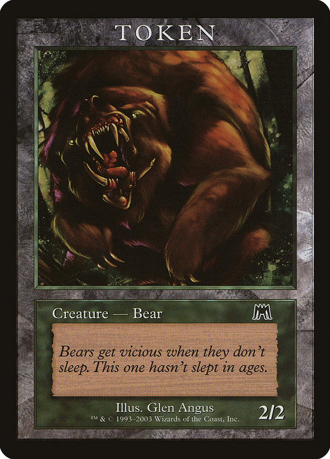 Bear Token [Magic Player Rewards 2003] | The CG Realm