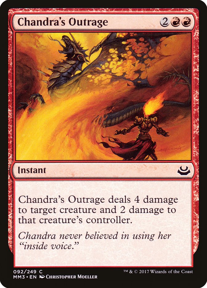 Chandra's Outrage [Modern Masters 2017] | The CG Realm