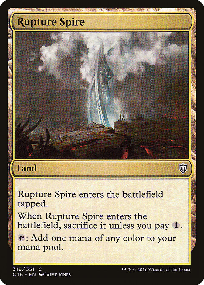 Rupture Spire [Commander 2016] | The CG Realm