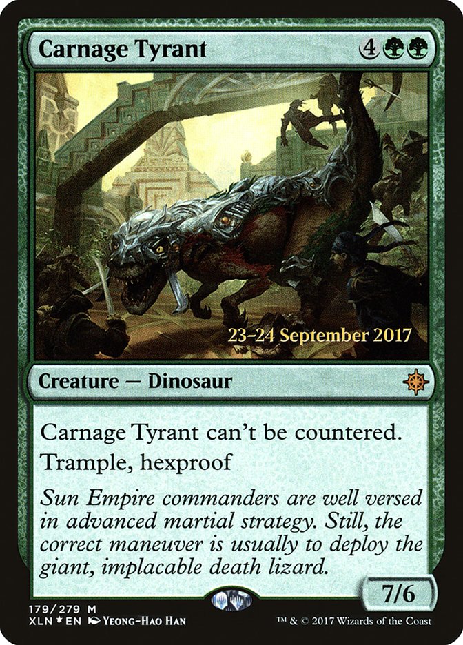 Carnage Tyrant [Ixalan Prerelease Promos] | The CG Realm