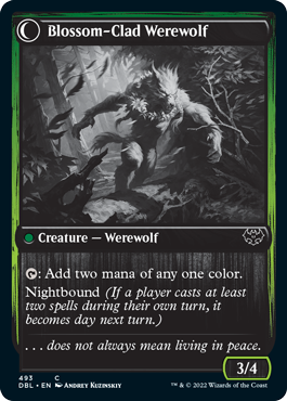 Weaver of Blossoms // Blossom-Clad Werewolf [Innistrad: Double Feature] | The CG Realm