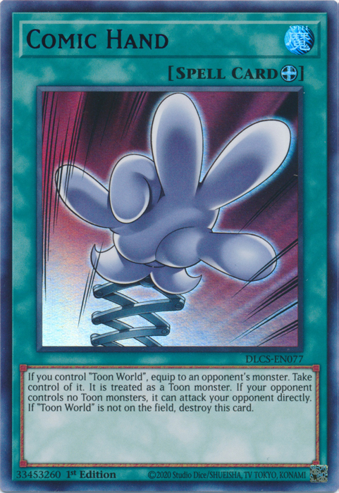 Comic Hand (Purple) [DLCS-EN077] Ultra Rare | The CG Realm