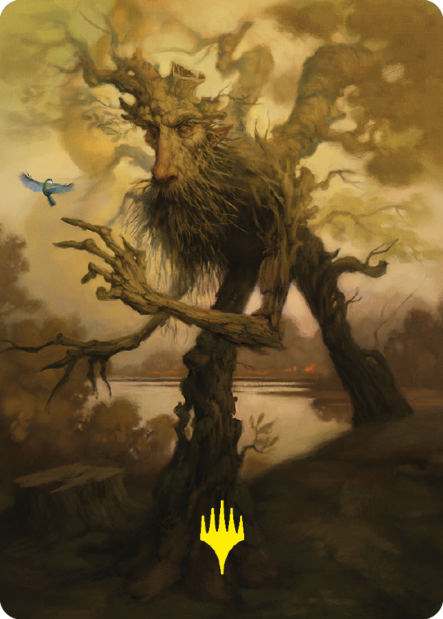 Treefolk Token Art Card (Gold-Stamped Signature) [The Lord of the Rings: Tales of Middle-earth Art Series] | The CG Realm