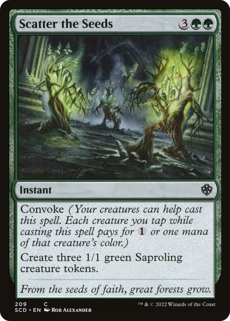 Scatter the Seeds [Starter Commander Decks] | The CG Realm