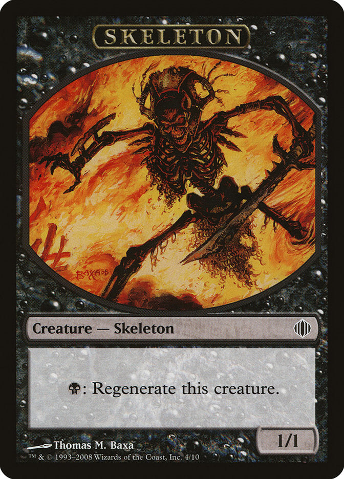 Skeleton Token [Shards of Alara Tokens] | The CG Realm