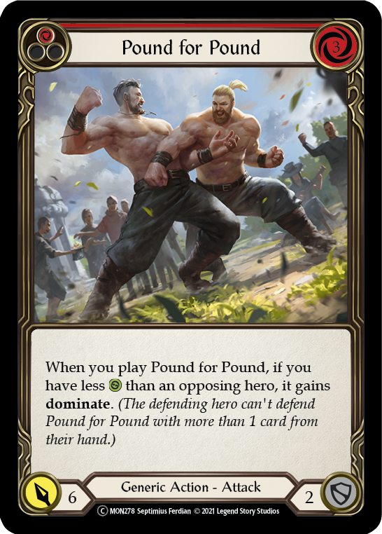 Pound for Pound (Red) [U-MON278] (Monarch Unlimited)  Unlimited Normal | The CG Realm