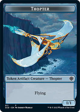 Pegasus // Thopter Double-Sided Token [Starter Commander Decks] | The CG Realm