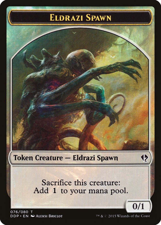 Eldrazi Spawn Token (076/080) [Duel Decks: Zendikar vs. Eldrazi] | The CG Realm