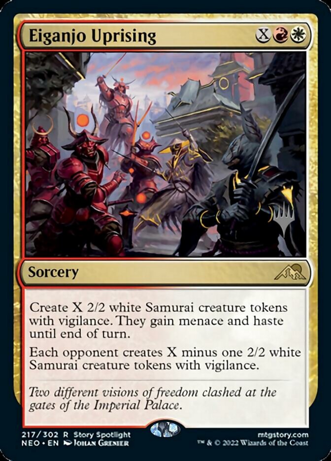 Eiganjo Uprising (Promo Pack) [Kamigawa: Neon Dynasty Promos] | The CG Realm