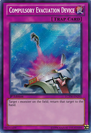 Compulsory Evacuation Device [LCYW-EN291] Secret Rare | The CG Realm