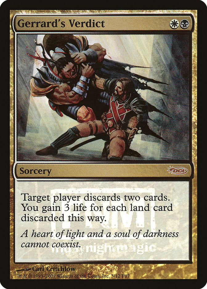 Gerrard's Verdict [Friday Night Magic 2007] | The CG Realm