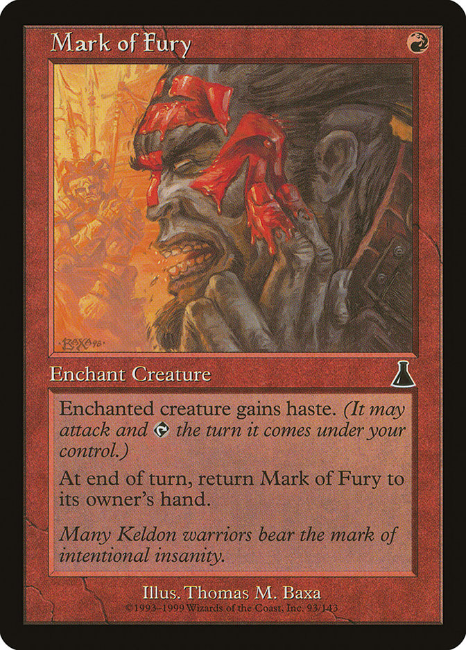 Mark of Fury [Urza's Destiny] | The CG Realm
