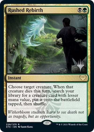 Rushed Rebirth (Promo Pack) [Strixhaven: School of Mages Promos] | The CG Realm