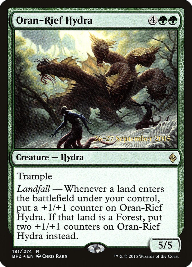 Oran-Rief Hydra [Battle for Zendikar Prerelease Promos] | The CG Realm