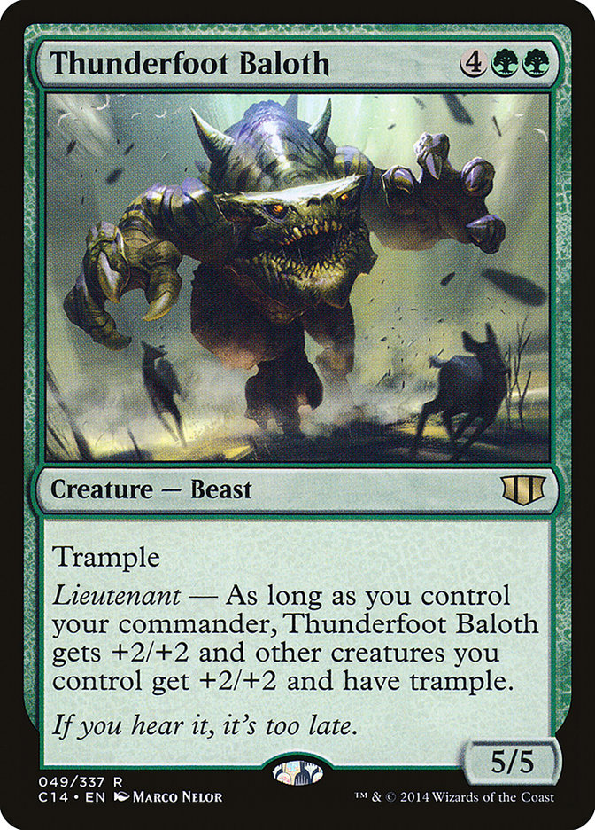 Thunderfoot Baloth [Commander 2014] | The CG Realm