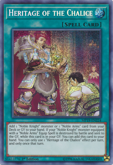 Heritage of the Chalice [MP19-EN224] Prismatic Secret Rare | The CG Realm