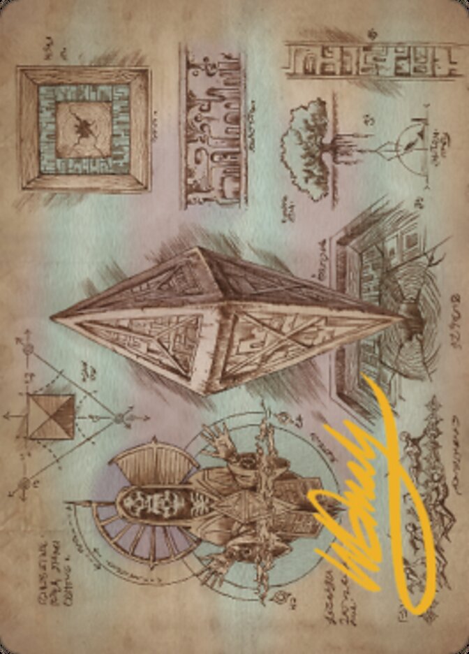 Keening Stone Art Card (Gold-Stamped Signature) [The Brothers' War Art Series] | The CG Realm