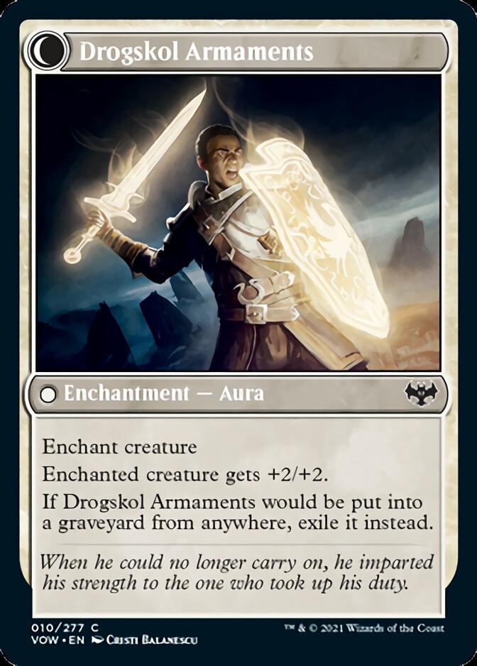Drogskol Infantry (VOW-010) - Innistrad: Crimson Vow: (Double Faced Transform)