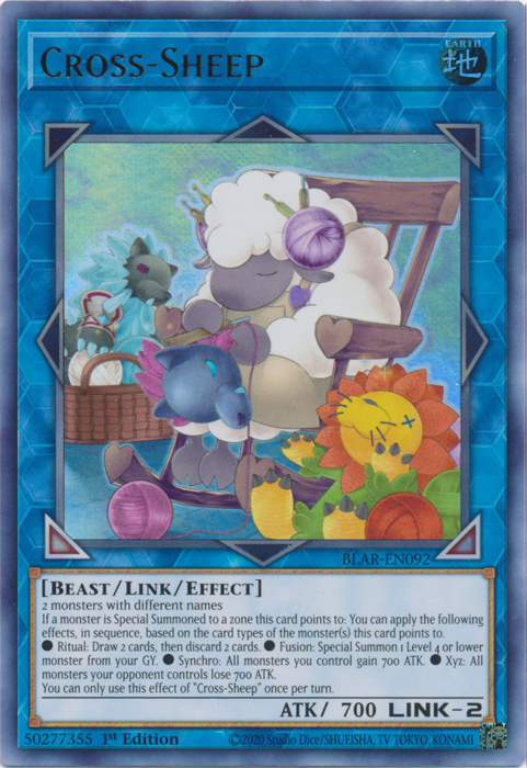 Cross-Sheep [BLAR-EN092] Ultra Rare | The CG Realm