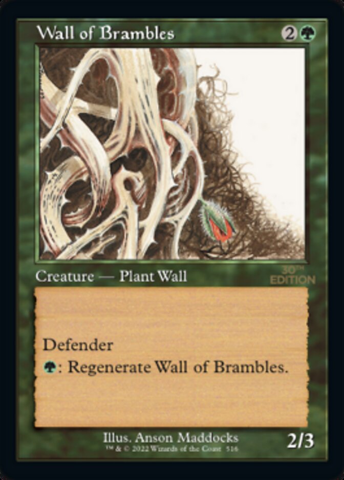 Wall of Brambles (Retro Frame) (30A-516) - 30th Anniversary Edition