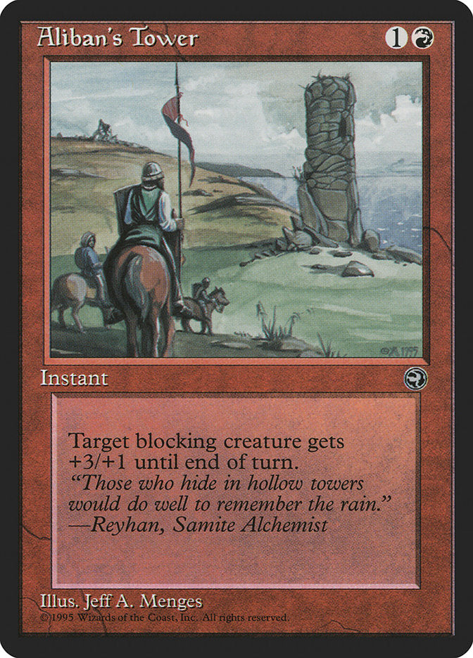 Aliban's Tower (Reyhan Flavor Text) [Homelands] | The CG Realm