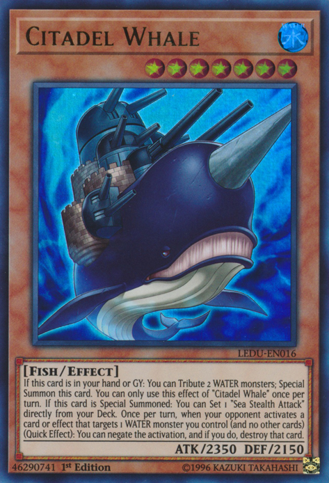 Citadel Whale [LEDU-EN016] Ultra Rare | The CG Realm