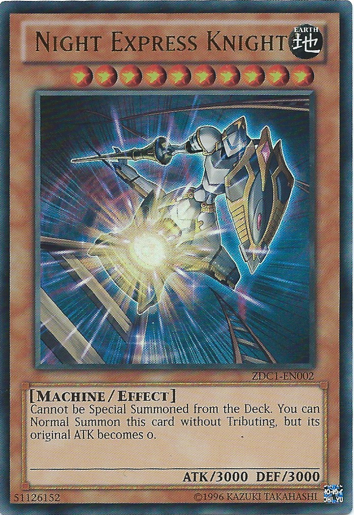Night Express Knight [ZDC1-EN002] Ultra Rare | The CG Realm