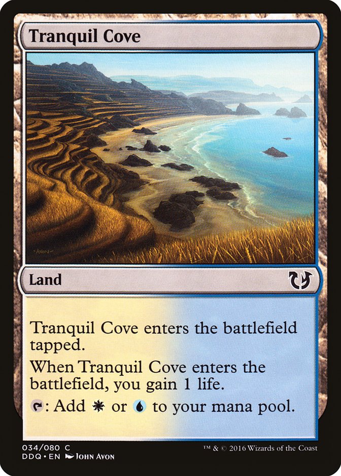 Tranquil Cove [Duel Decks: Blessed vs. Cursed] | The CG Realm