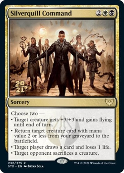 Silverquill Command [Strixhaven: School of Mages Prerelease Promos] | The CG Realm