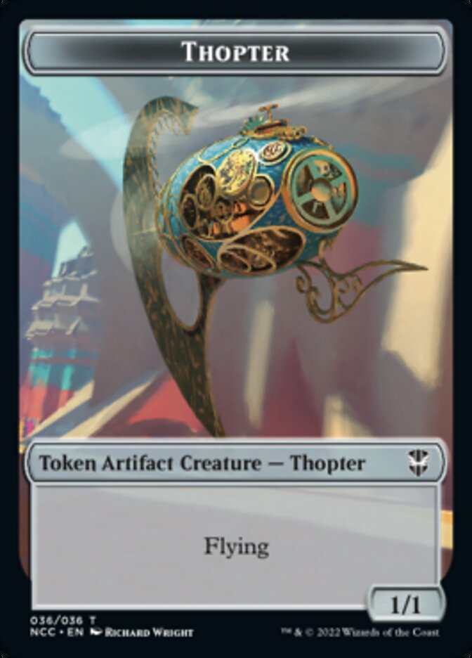 Thopter // Treasure (013) Double-Sided Token [Streets of New Capenna Commander Tokens] | The CG Realm