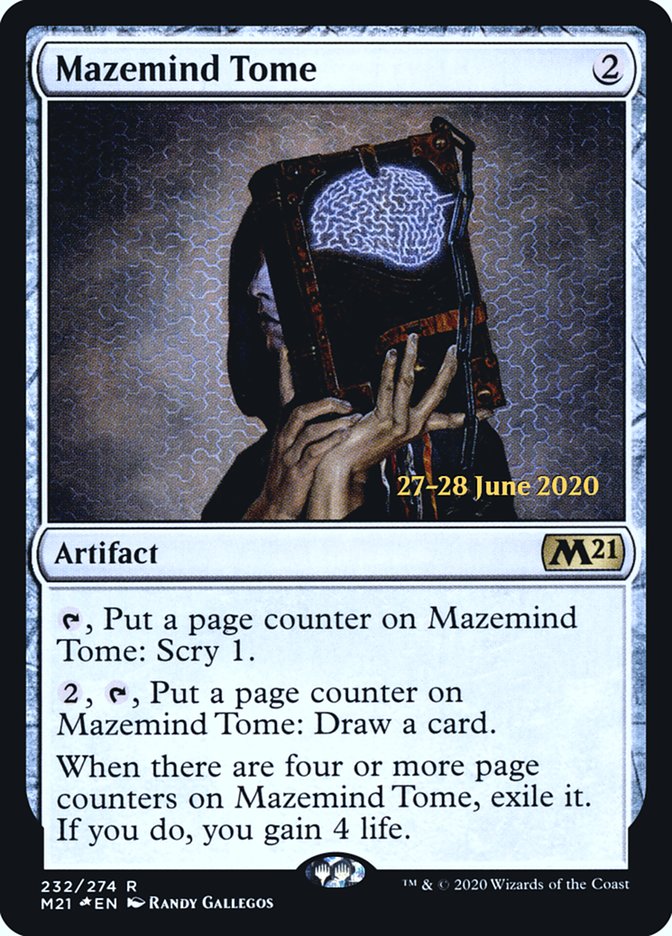 Mazemind Tome [Core Set 2021 Prerelease Promos] | The CG Realm