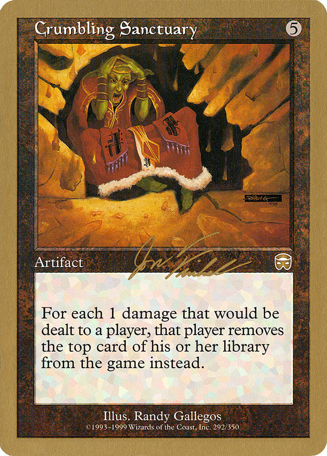 Crumbling Sanctuary (Jon Finkel) [World Championship Decks 2000] | The CG Realm