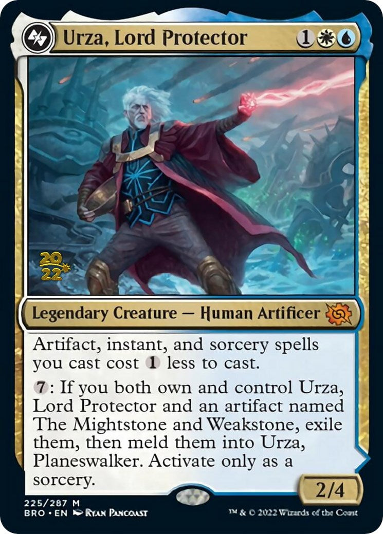 Urza, Lord Protector [The Brothers' War Prerelease Promos] | The CG Realm