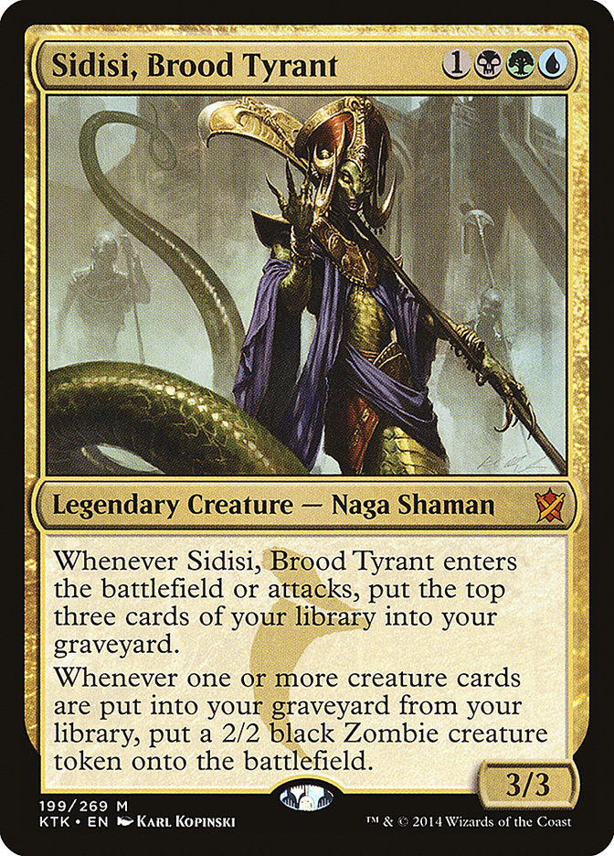 Sidisi, Brood Tyrant [Khans of Tarkir] | The CG Realm