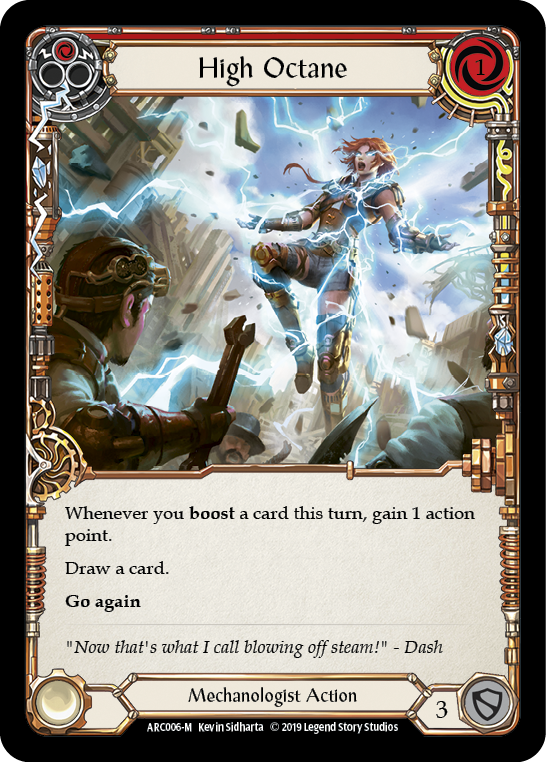 High Octane [ARC006-M] (Arcane Rising)  1st Edition Rainbow Foil | The CG Realm