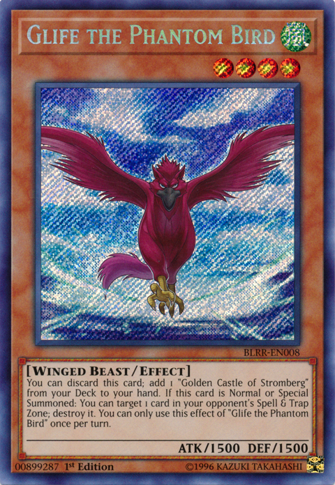 Glife the Phantom Bird [BLRR-EN008] Secret Rare | The CG Realm