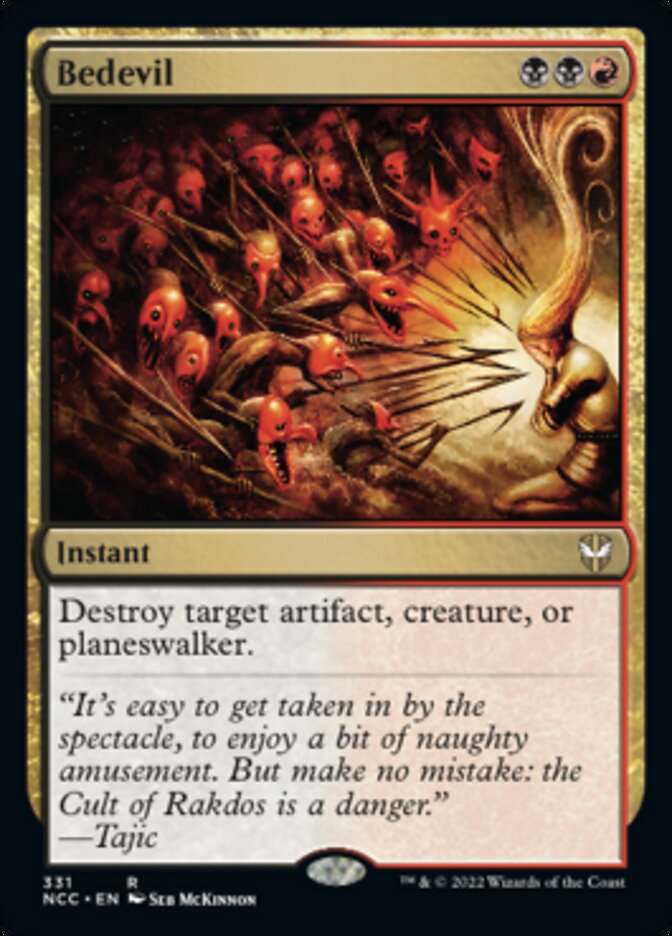 Bedevil [Streets of New Capenna Commander] | The CG Realm