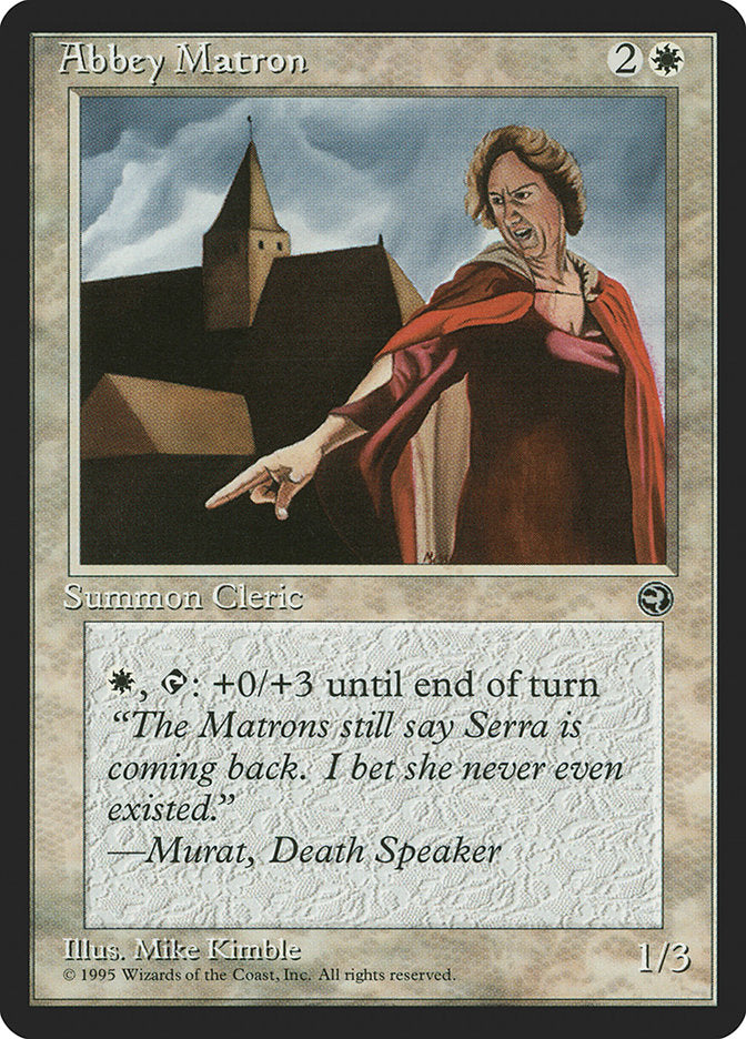 Abbey Matron (Murat Flavor Text) [Homelands] | The CG Realm