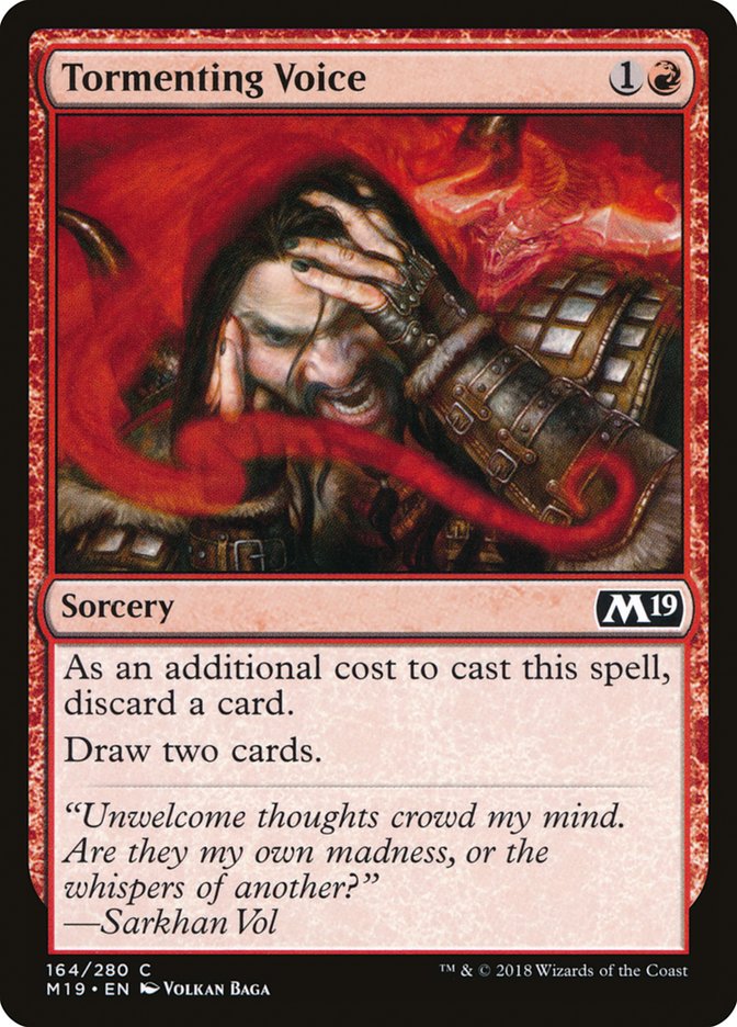 Tormenting Voice [Core Set 2019] | The CG Realm