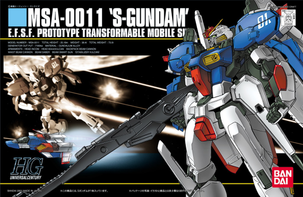 HGUC 1/144 #23 S-Gundam | The CG Realm